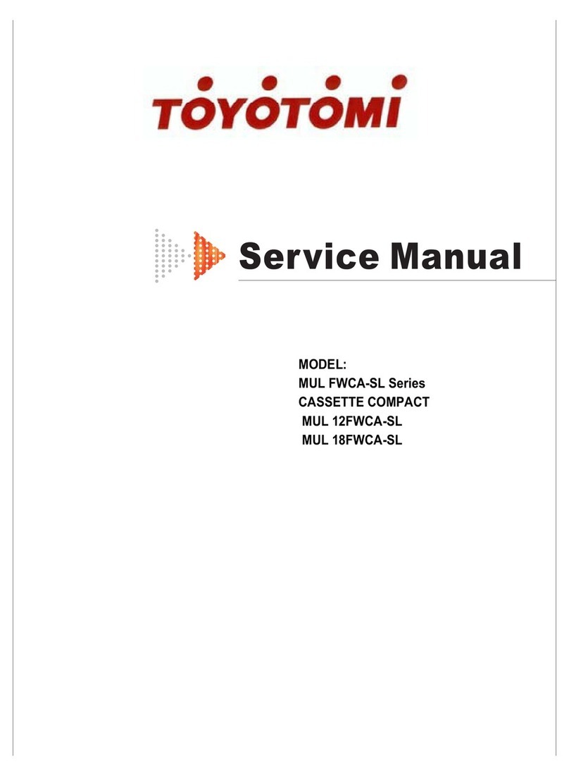 Toyotomi MUL 12FWCA-SL User manual Toyotomi MUL 12FWCA-SL User manual