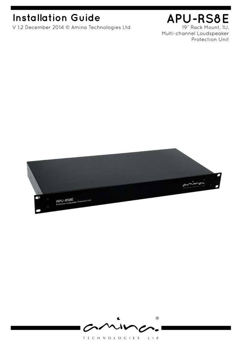 Amina APU-RS8E installation guide