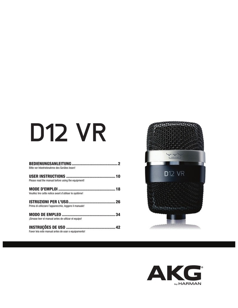 AKG D12 VR User manual