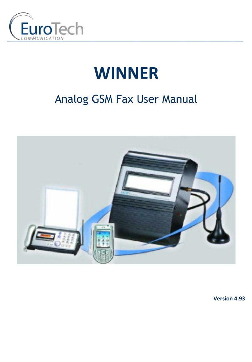 EuroTech Communication Winner user manual