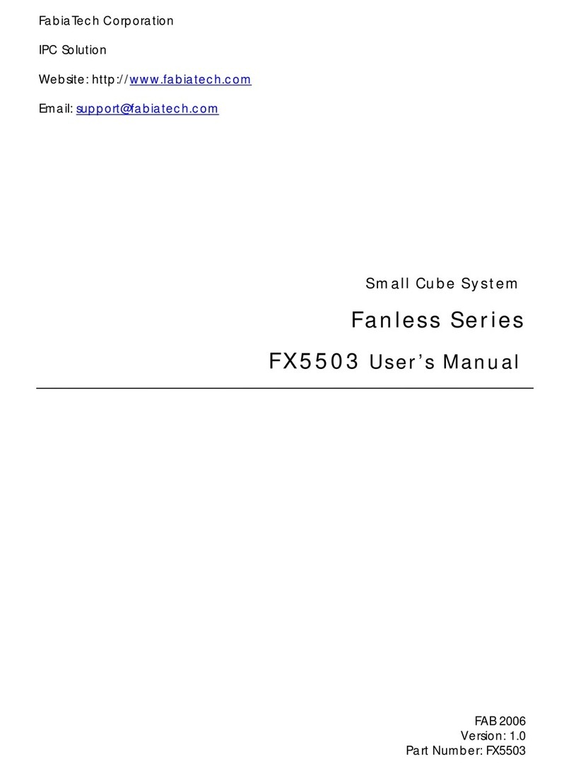 FabiaTech FX5503 user manual