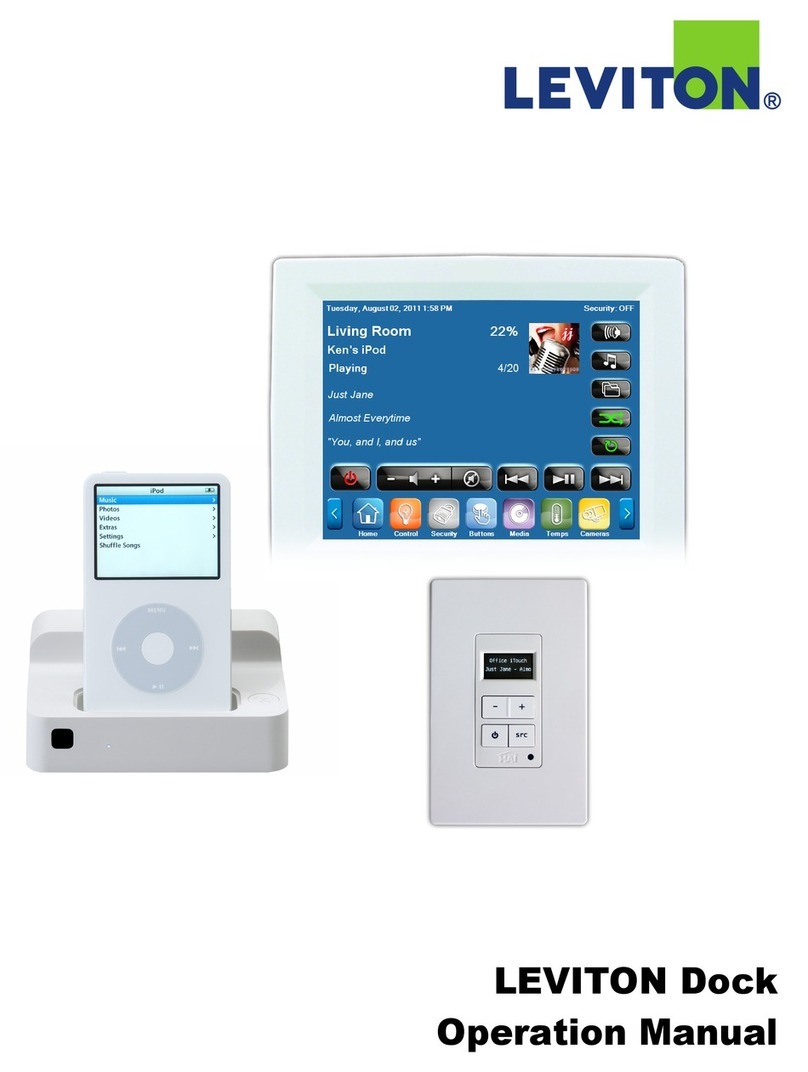 Leviton Dock User manual