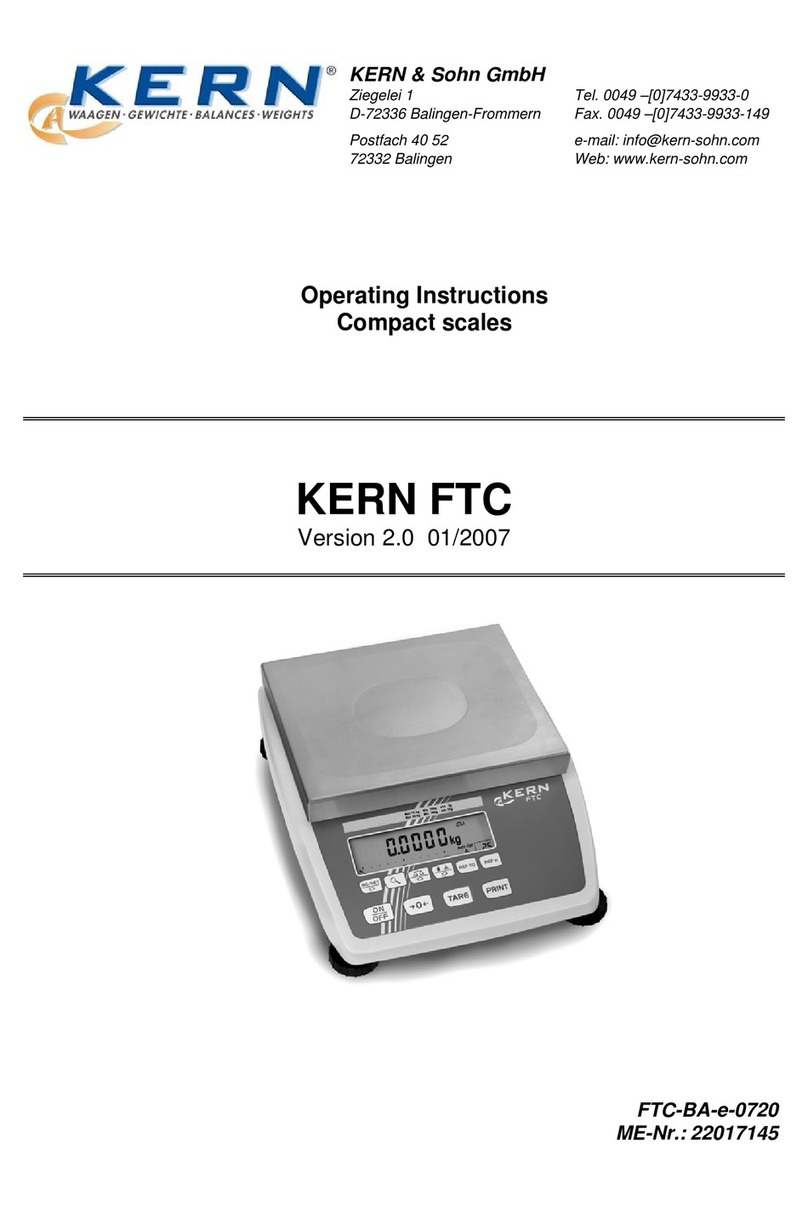 KERN FTC User manual