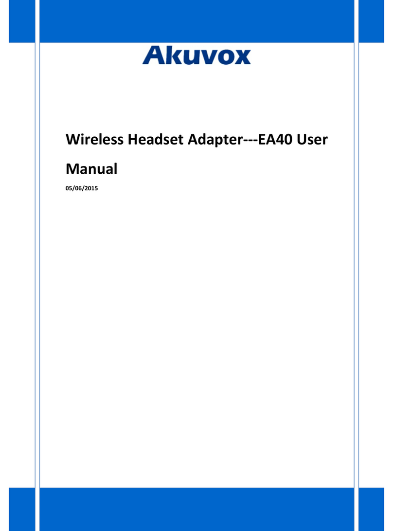 Akuvox EA40 user manual