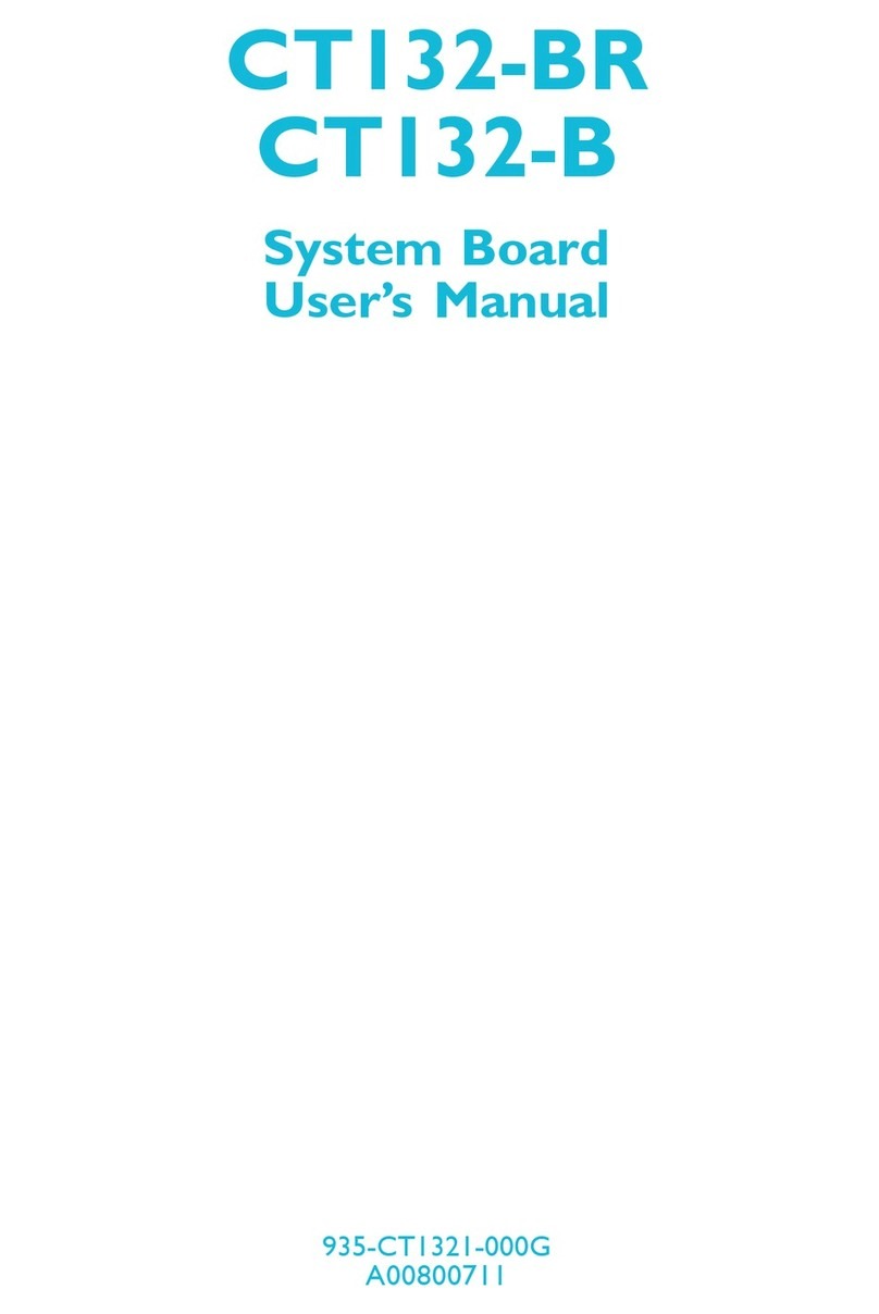 DFI CT132-BR User manual