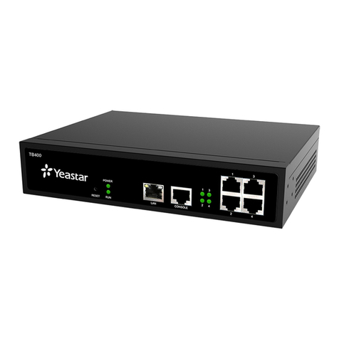 Yeastar Technology NeoGate TB400 user manual