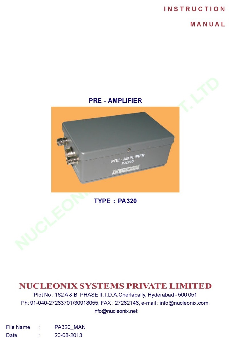 Nucleonix PA320 instruction manual