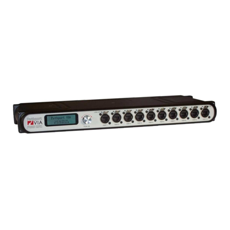 Pathway connectivity solutions Pathport VIA12 User guide and manual
