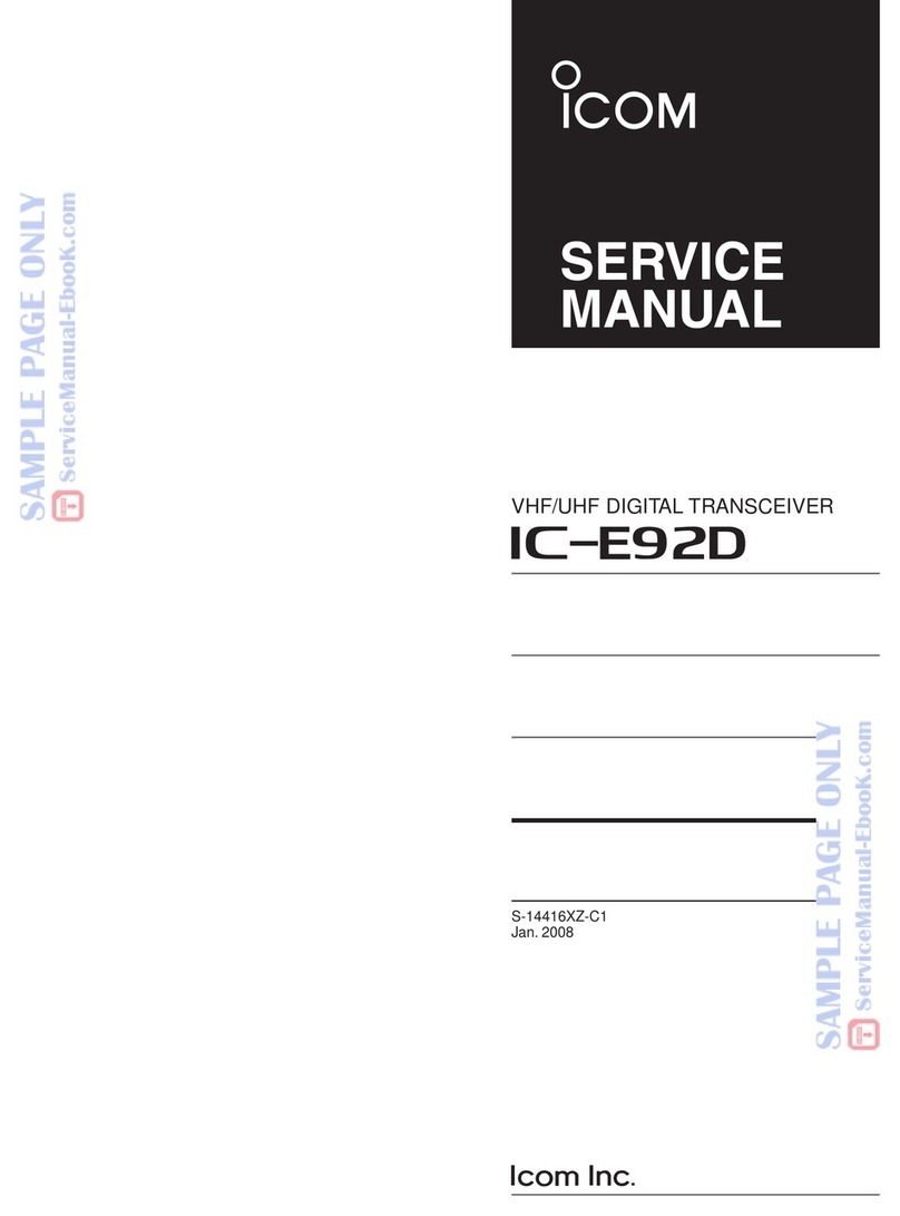 Icom IC-E92D User manual