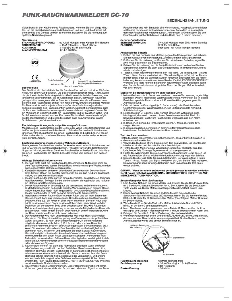 Cordes CC-70 User manual