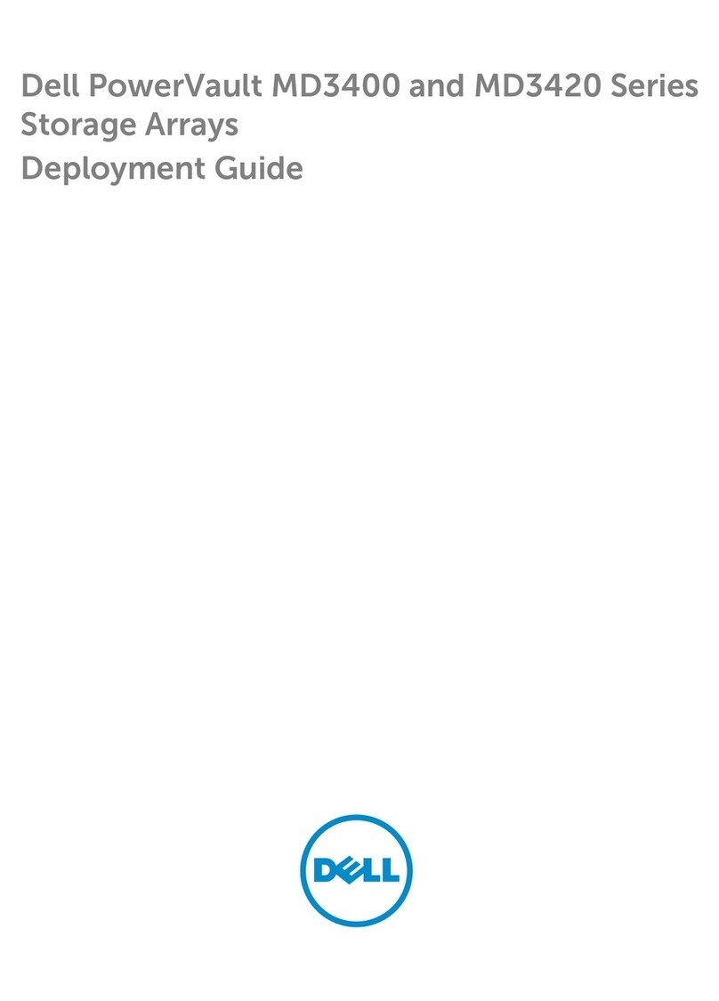 Dell PowerVault MD3400 Quick reference guide