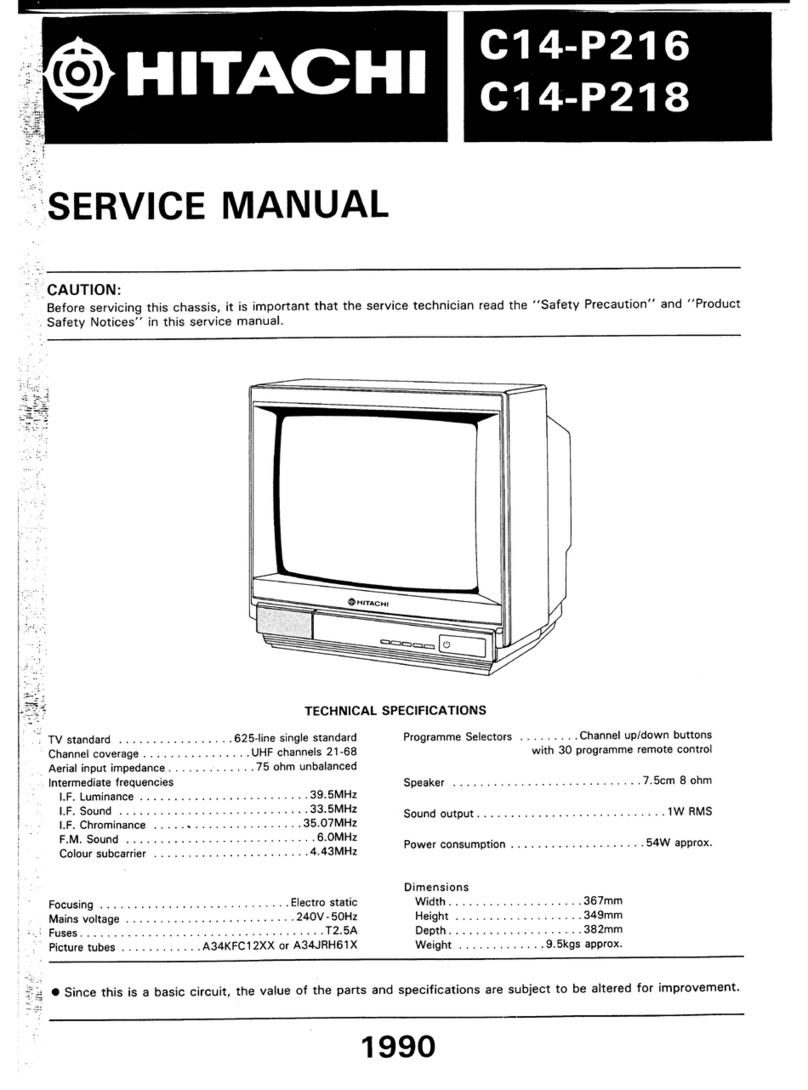 Hitachi C14-P218 User manual Hitachi C14-P218 User manual
