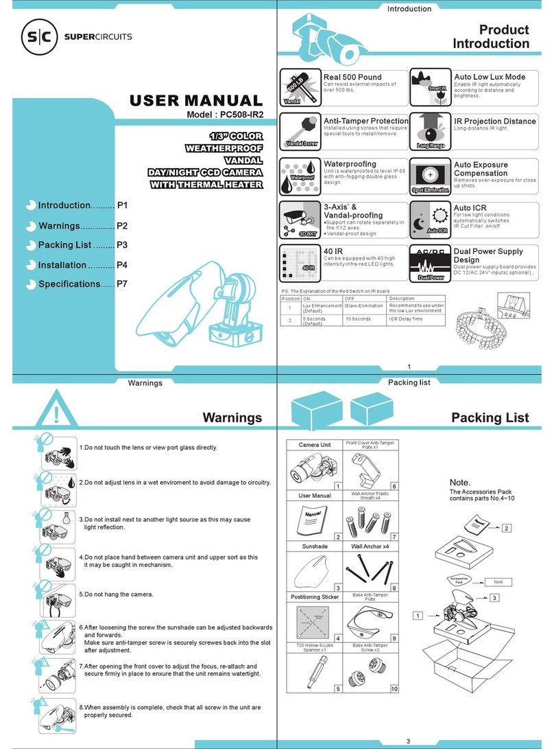 Super Circuits PC508-IR2 User manual Super Circuits PC508-IR2 User manual