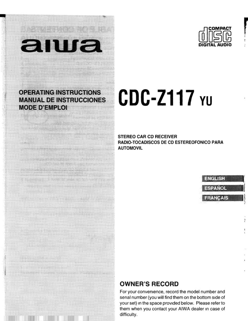 Aiwa CDC-Z117 owner's guide