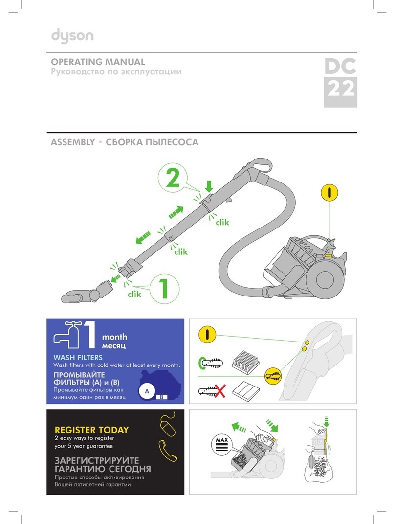 Dyson DC 22 User manual Dyson DC 22 User manual