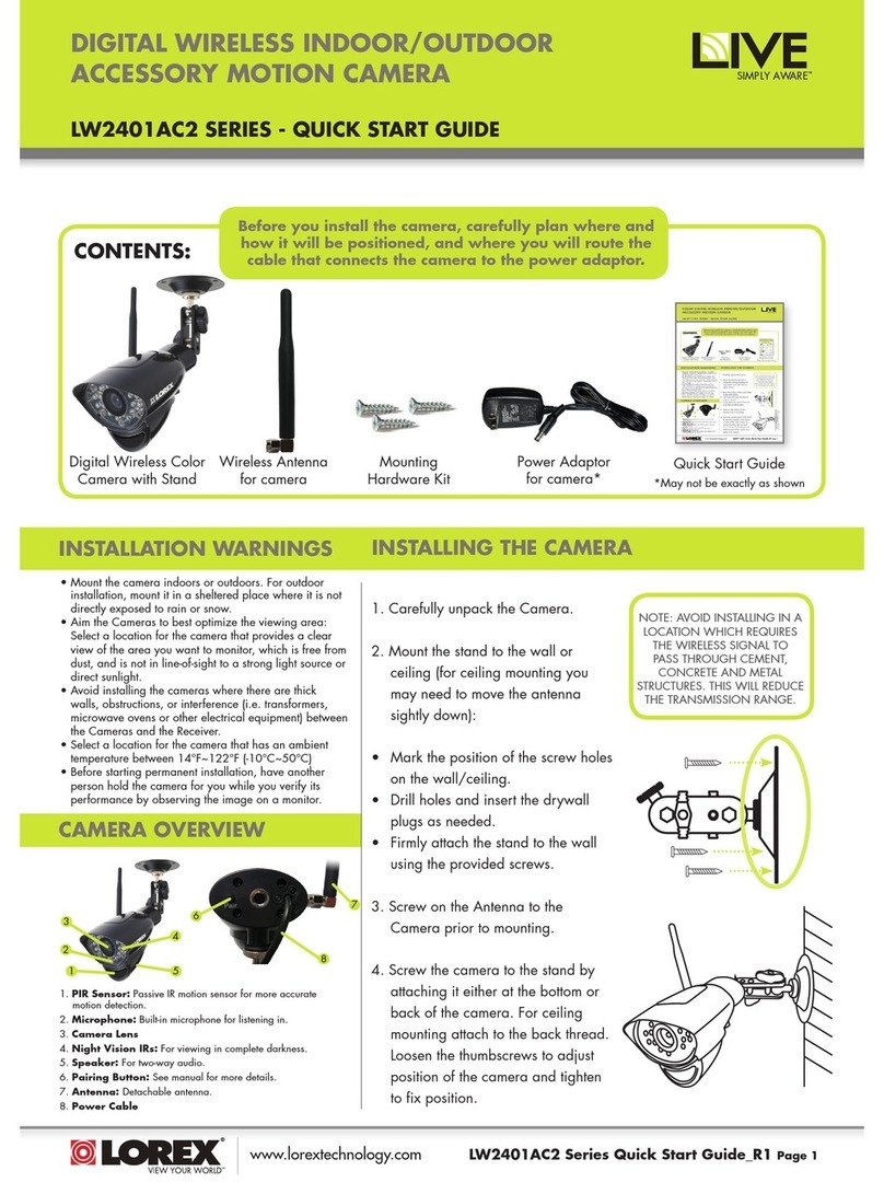 Live LW2401AC2 SERIES quick start guide