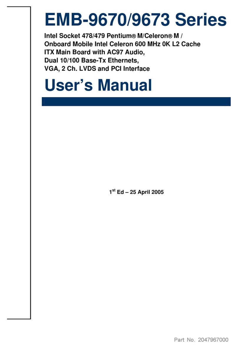 Vox Technologies EMB-9670 series User manual
