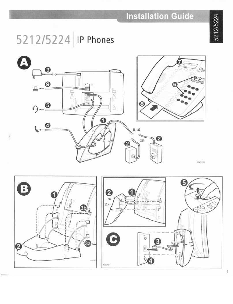 Mitel OfficeConnect 5212 User manual Mitel OfficeConnect 5212 User manual