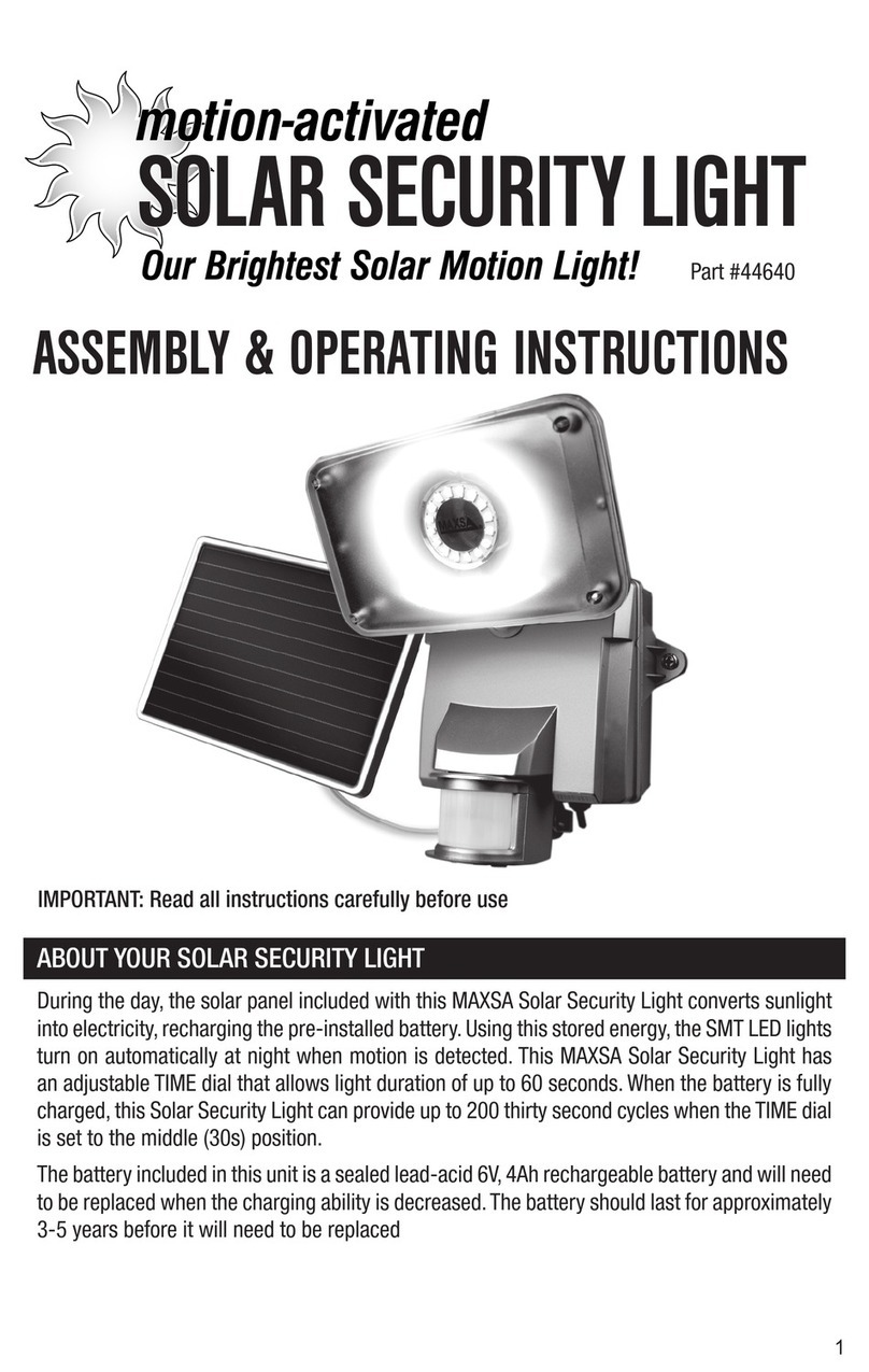 MAXSA 44640 Assembly & operating instructions