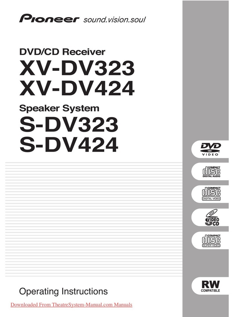 Pioneer XV-DV323 User manual