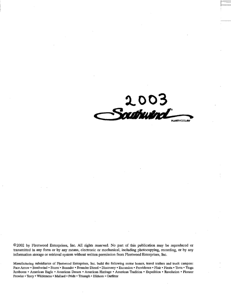 Fleetwood 2003 Southwind user manual