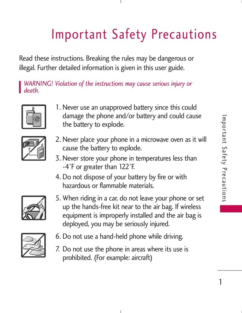 LG LG8560 User manual