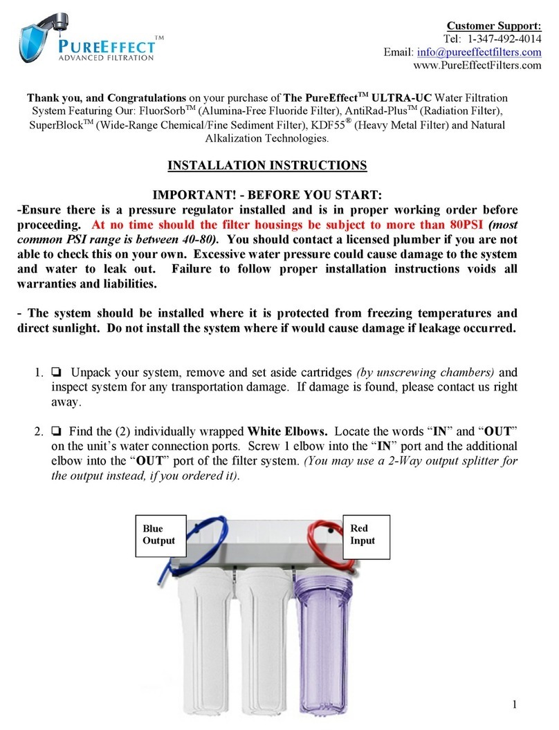 PureEffect ULTRA-UC User manual
