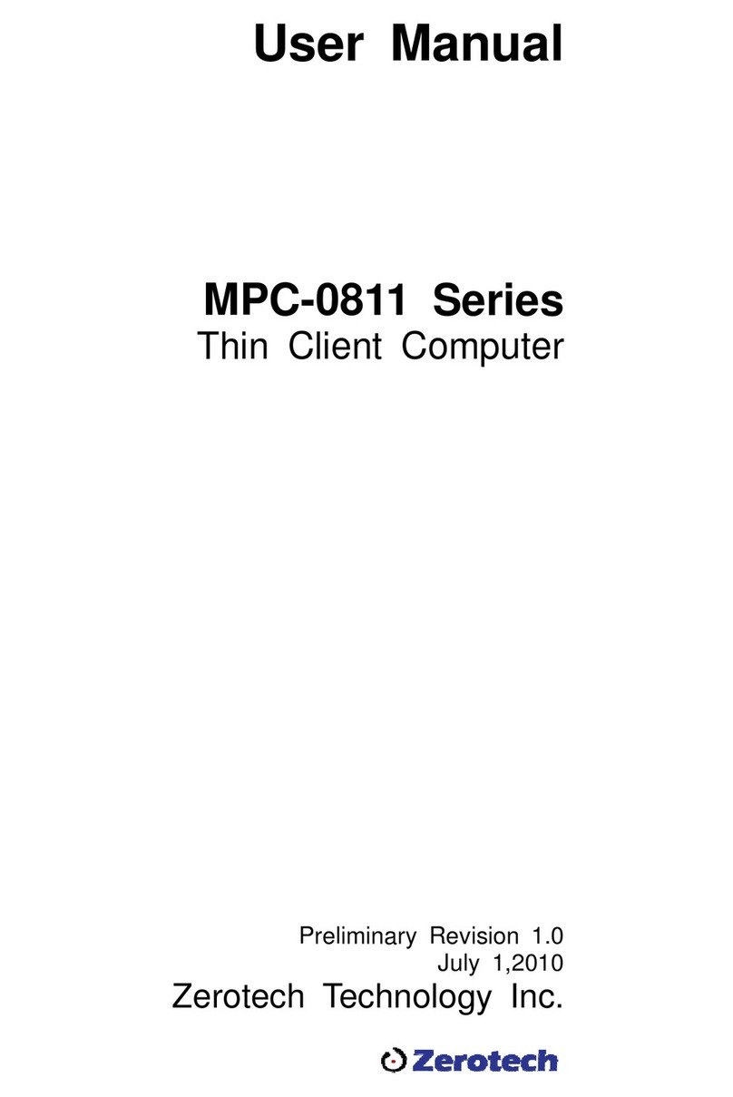Zerotech MPC-0811 Series user manual