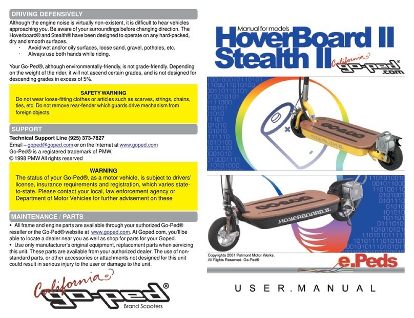 Patmont Motor Werks HoverBoard II user manual