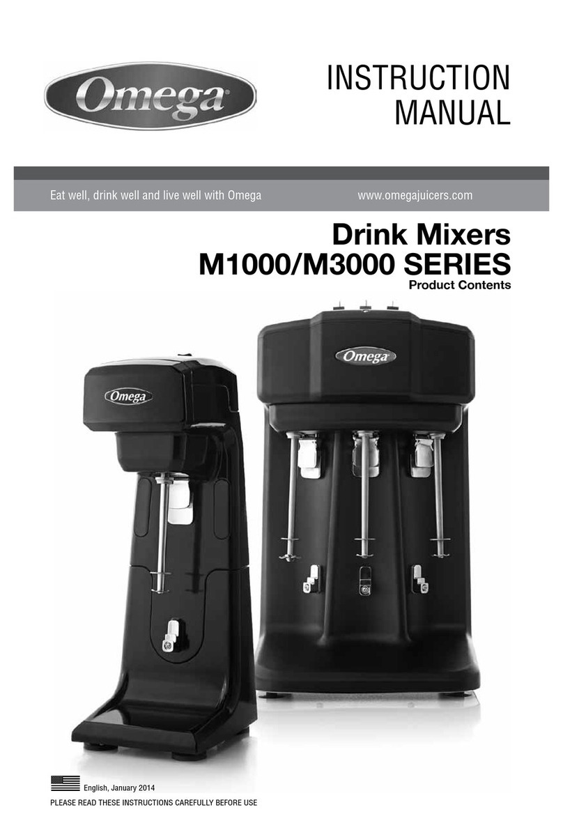 Omega M1000 series instruction manual