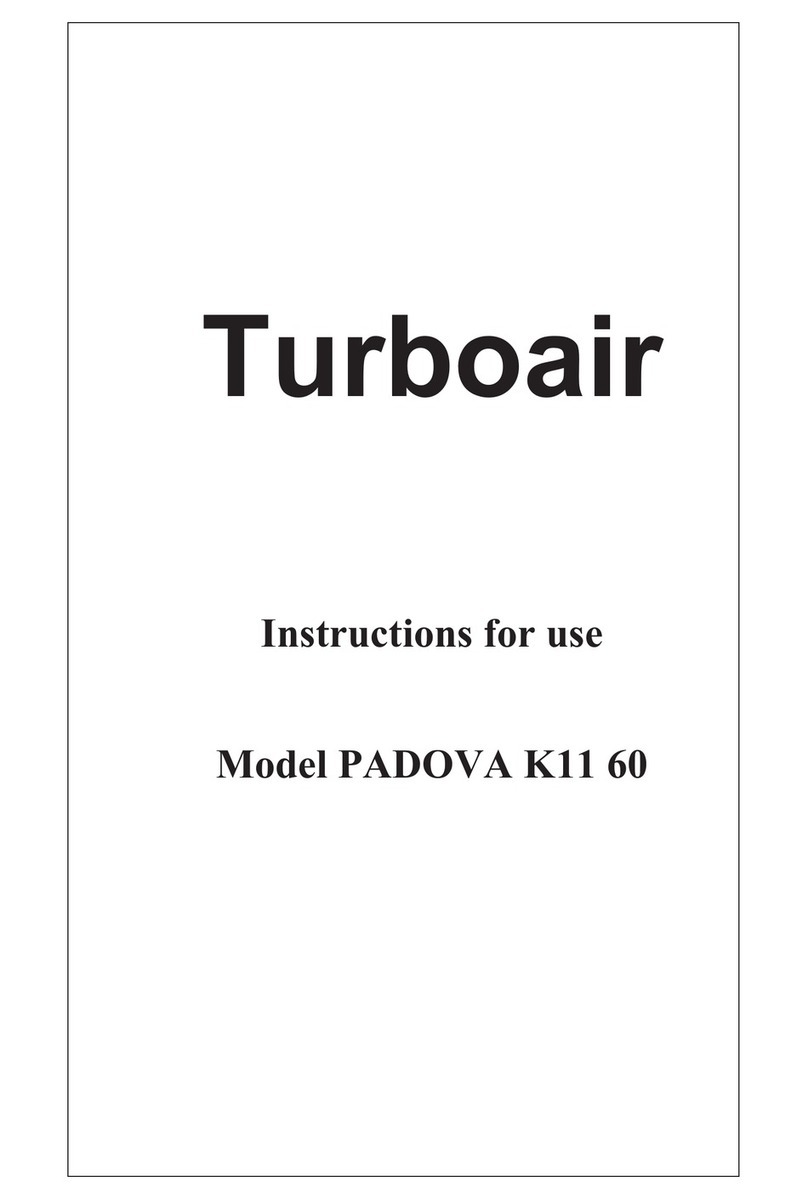 Turboair PADOVA K11 60 User manual