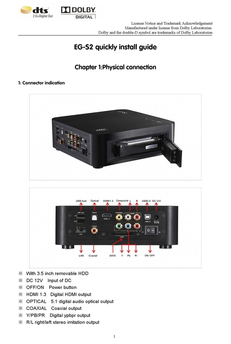 Egreat EG-S2 User manual