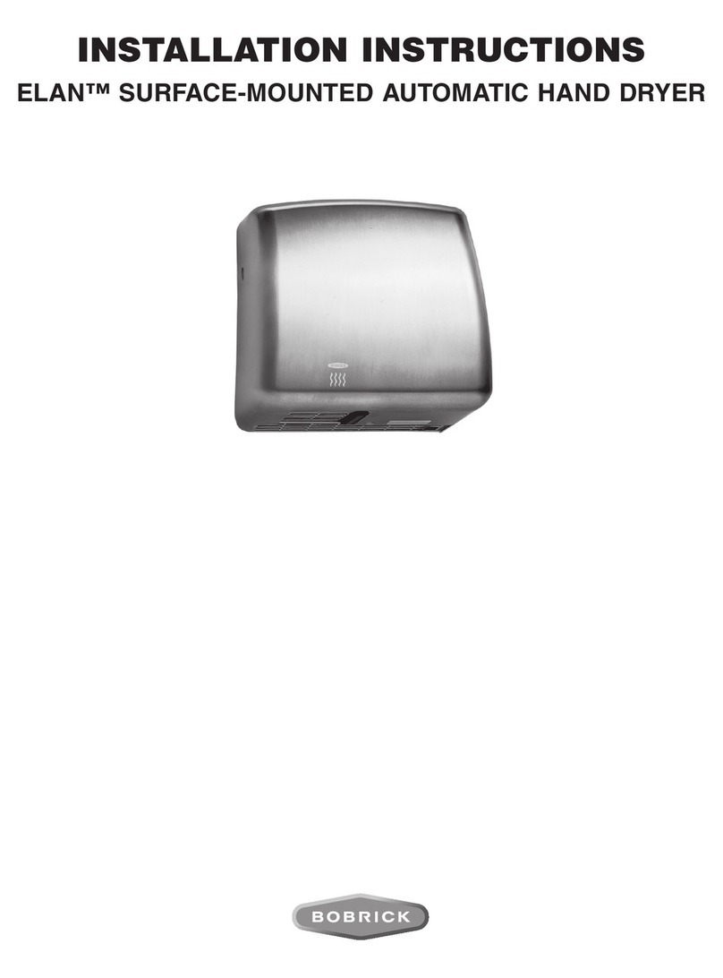 Bobrick ELAN installation instructions Bobrick ELAN installation instructions