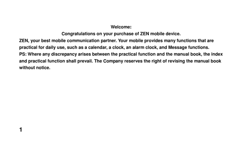 ZEN M27 User manual