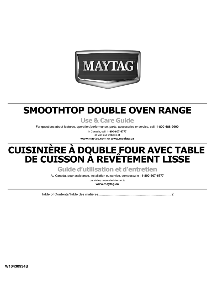 Maytag MET8885 Use & care guide