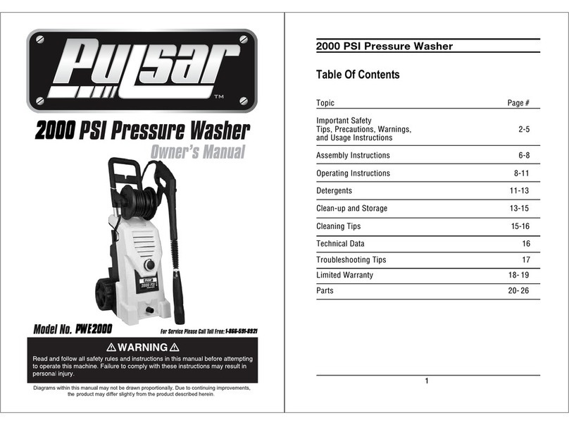 Pulsar PWE2000 owner's manual