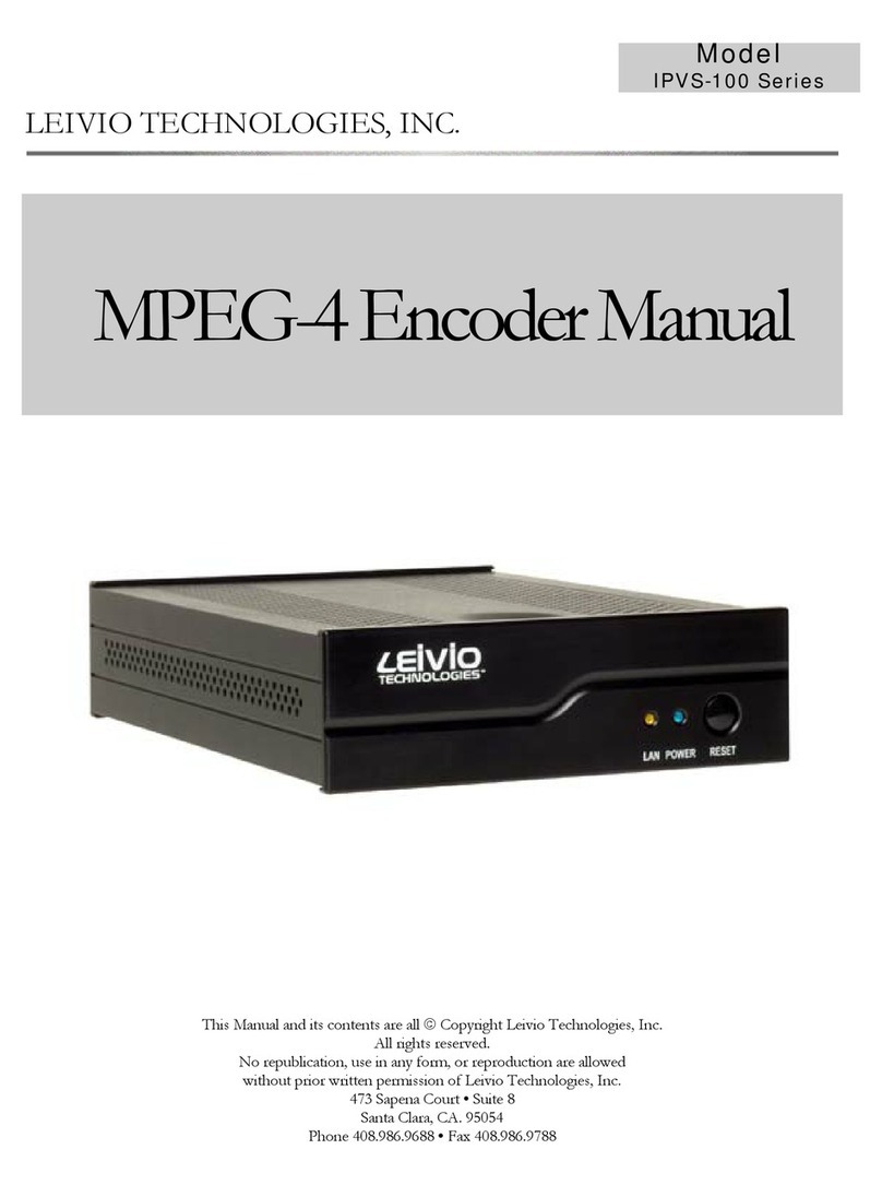 LEIVIO IPVS-100 Series Manual guide