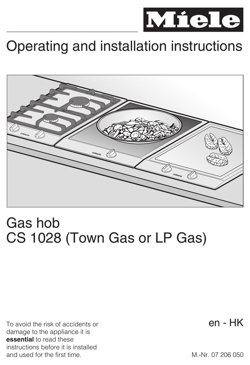 Miele CS 1028 Operating and installation instructions