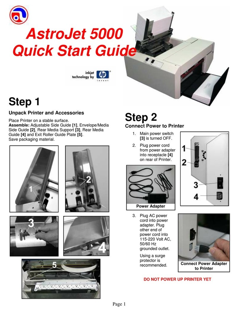 Astro Machine AstroJet 5000 quick start guide