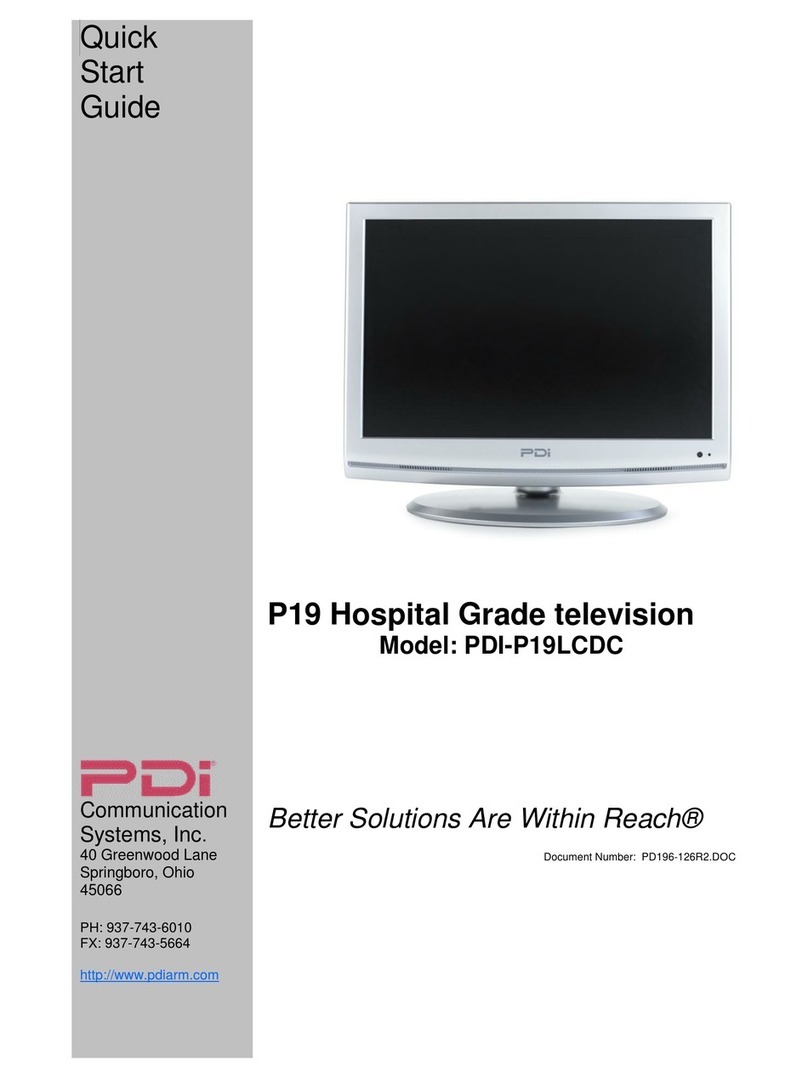 PDi PDI-P19LCDC User manual