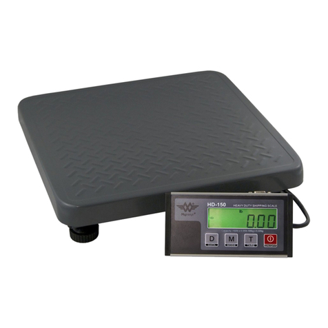 My Weigh HD150 User manual