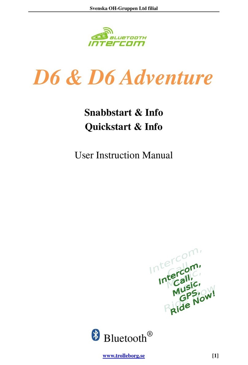 Trolleborg D6 User instruction manual