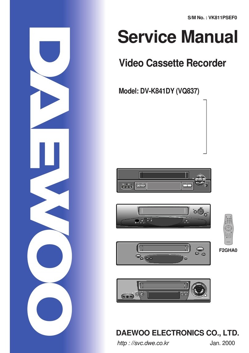 Daewoo DV-K841DY Service manual