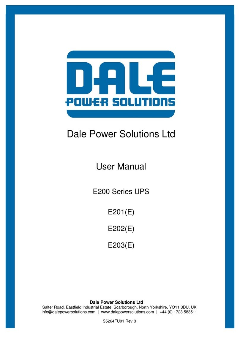 Dale Power Solutions E201 user manual Dale Power Solutions E201 user manual
