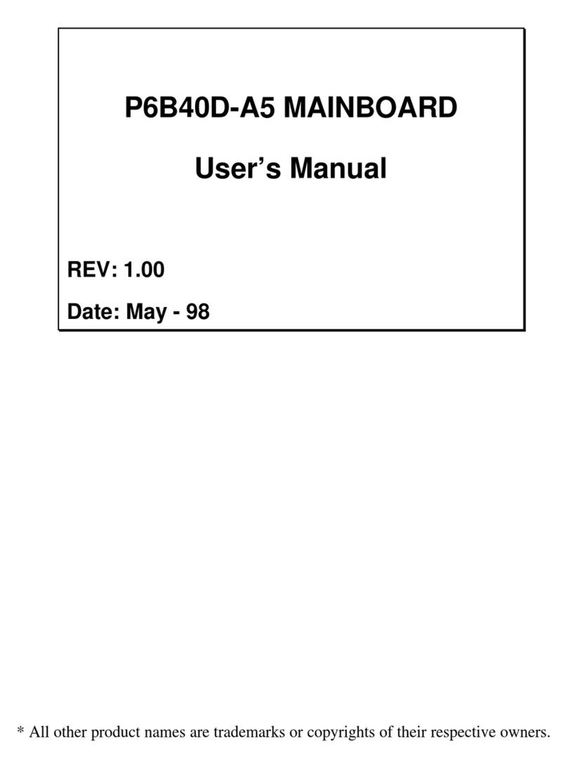 Tekram Technology P6B40D-A5 User manual Tekram Technology P6B40D-A5 User manual