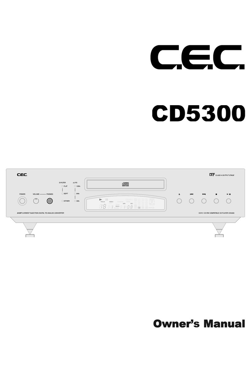 C.E.C. CD5300 owner's manual