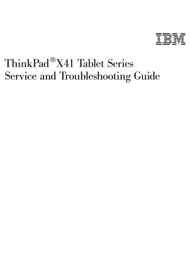 IBM THINKPAD X41 User manual