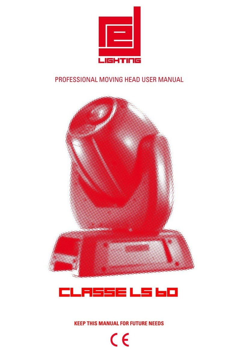 red lighting Classe L5 user manual