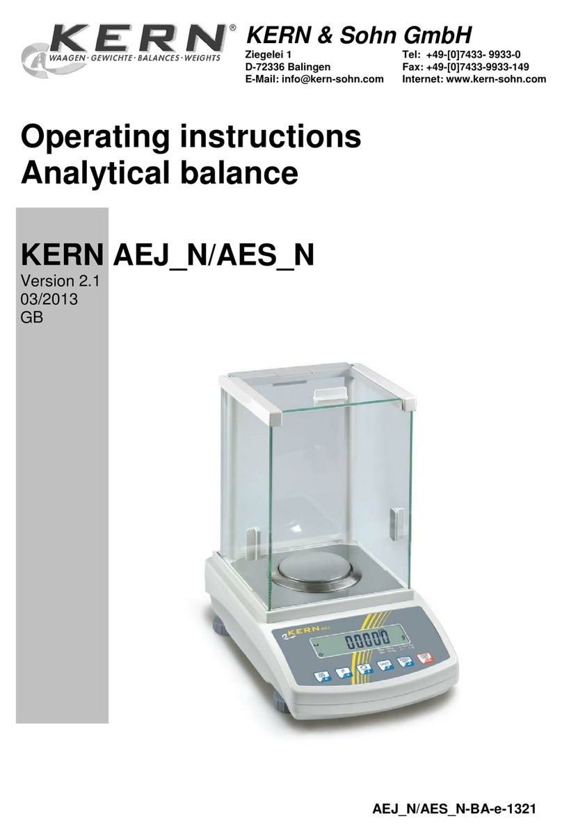 KERN AEJ_N operating instructions