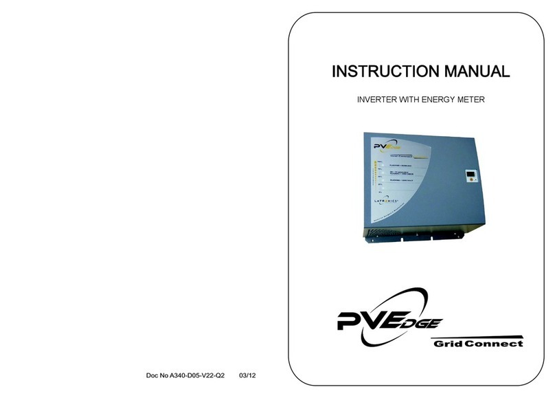 Latronics PVE1200 instruction manual